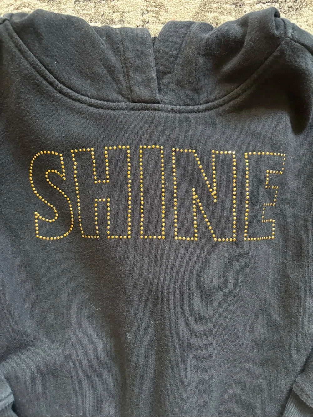 S (6/7) Old Navy Girls Hoodie ”SHINE”